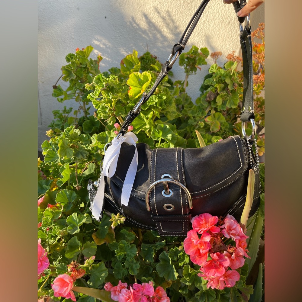 Coach Leather Y2K Large Buckle Soho Bag